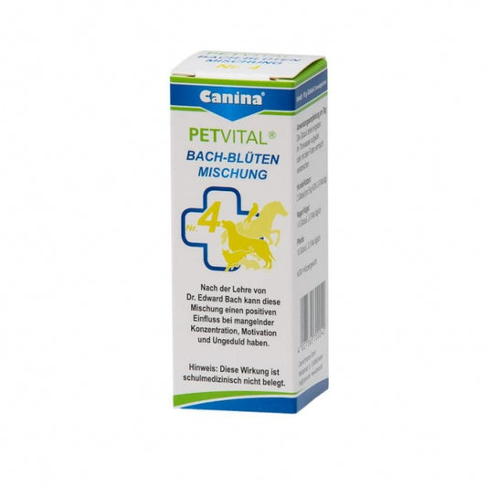 Canina Pharma Petvital Bachbloesem Nr. 4 - Leerbereidheid - 10 g