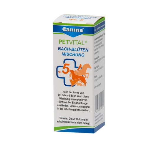 Canina Pharma Petvital Bachbloesem Nr. 5 - Uitputting - 10 g