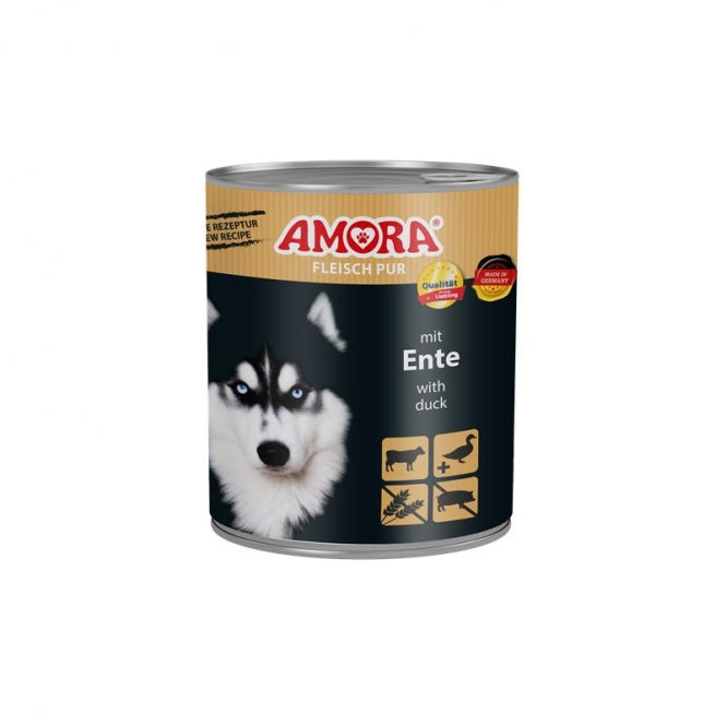 AMORA Dog Vlees Puur - Eend 800g