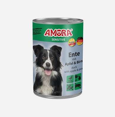 AMORA Dog Sensitive - Eend, Appel & Peer 400g