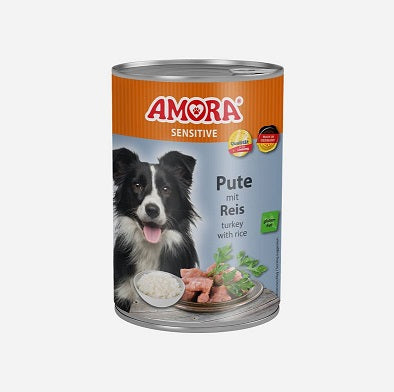 AMORA Dog Sensitive - Kalkoen & Rijst 400g
