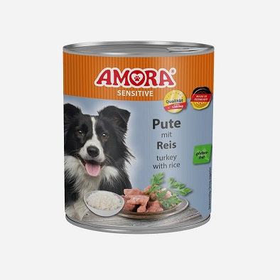AMORA Dog Sensitive - Kalkoen & Rijst 800g