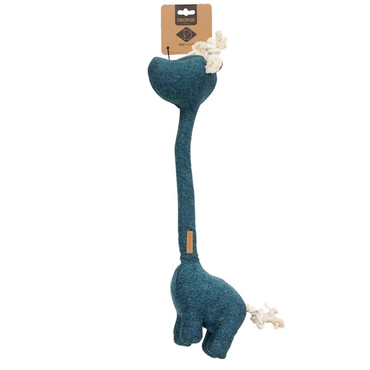 D&D Hondenspeelgoed Chenille George - blauw