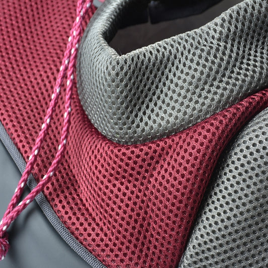 EBI - Fronttas Sarah Crazy Paws - Bordeaux - M - 34x19x47,5cm - max. 5 kg