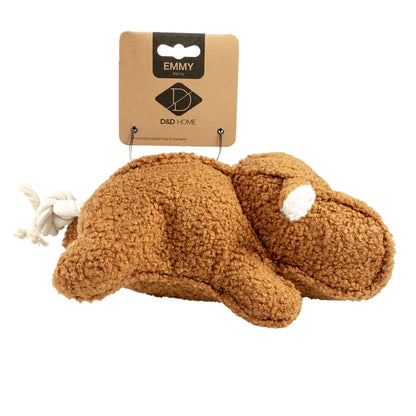 D&D Hondenspeelgoed Emmy Teddystof - bruin
