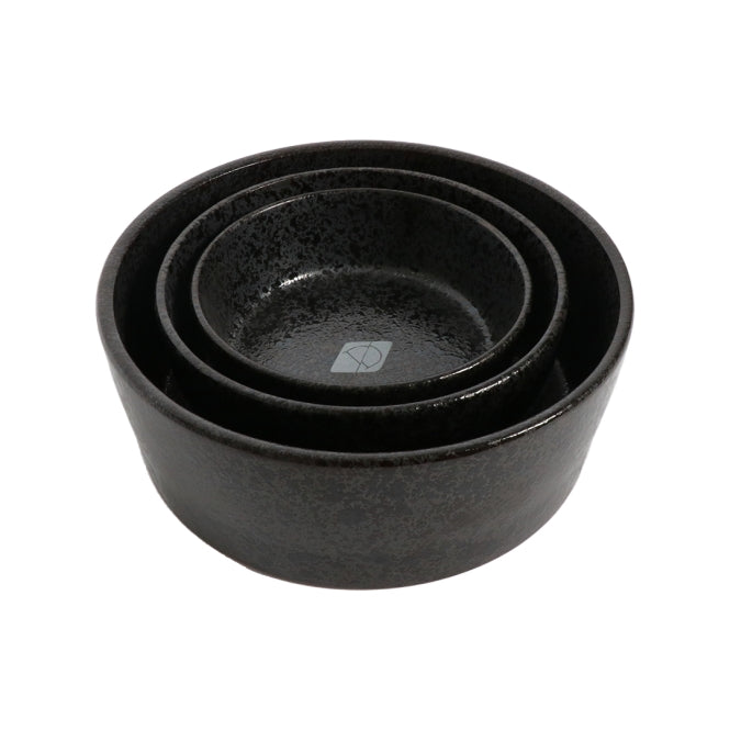 D&D Trendy schaal Jasper zwarte stippen - 13 cm