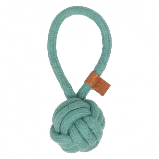 D&D Knotenbal met Lus Harper - blauw - 18,5 x 6cm