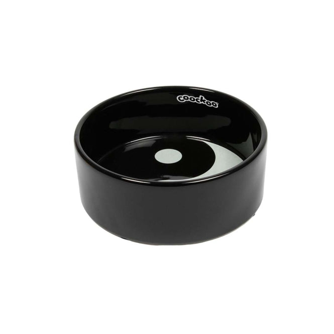 Coockoo keramische voerbak - Yinyang - 430 ml - 13,5 x 13,5 x 5cm
