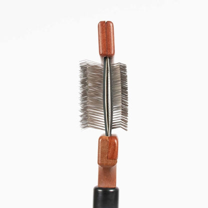 EBI Noir Japandi flexibele duo slicker borstel