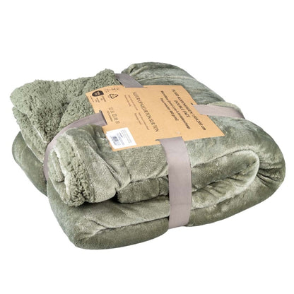 D&D Home deken Koppenhagen - Olijfgroen