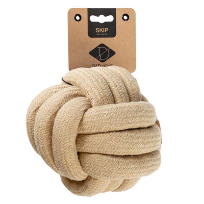 D&D Katoenspeelgoed Skip - zand - 9,5x9,5x9,5cm