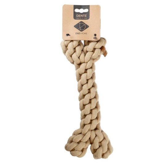 D&D Katoenspeelgoed Dente - zand - 30x10x5cm