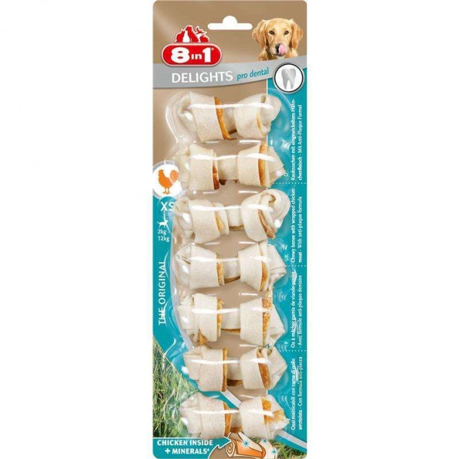 8in1 Dental Delights Kauwbot - XS