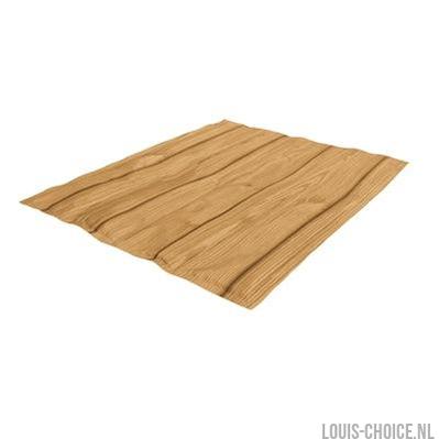 Croci Koelmat Wood Houtprint Bruin