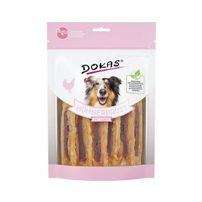 Dokas Dog Snack Kipborst met Lever - 220 g