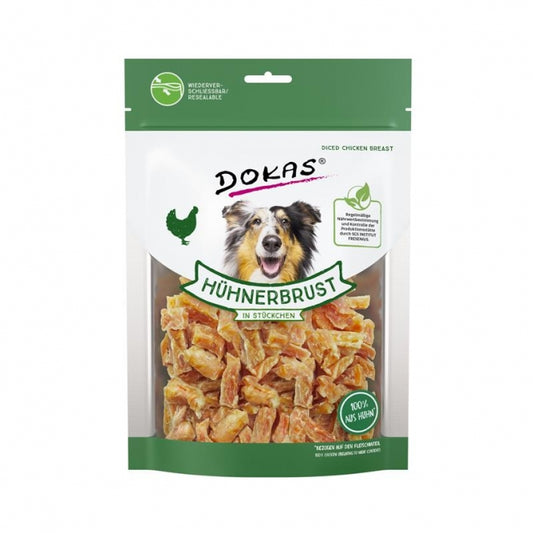 Dokas Dog Snack Kipborst in Stukjes - 200 g