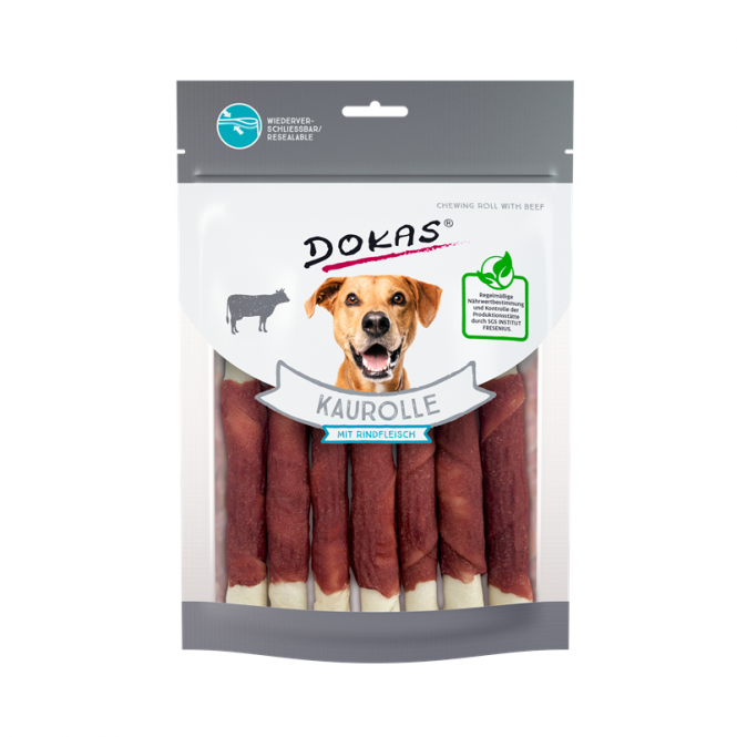 Dokas Hondensnack Kauwrol met Rundvlees 190g