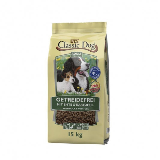 Classic Dog Eend & Aardappel Graan-vrij - 15 kg