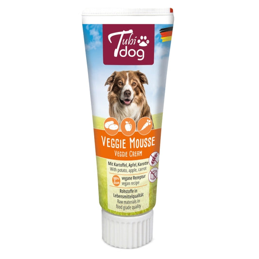 Tubi Dog Veggie Mousse met Aardappel, Appel & Wortel - 75 g