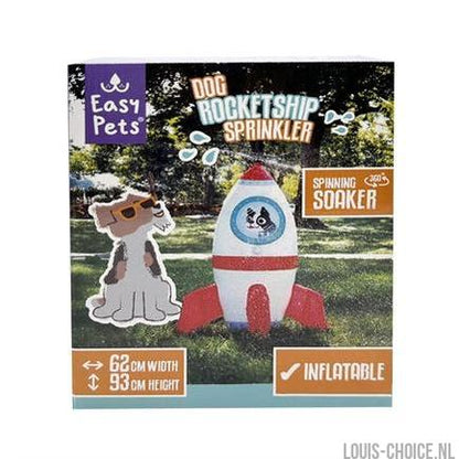 Easypets Summer Rocketship Sprinkler
