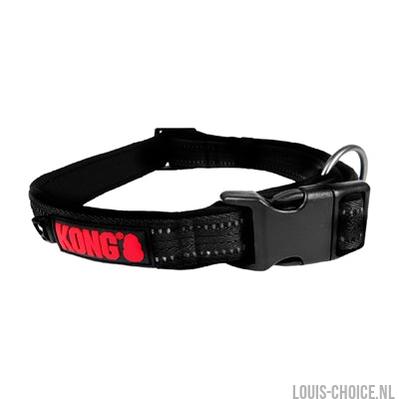 Kong Halsband Hond Nylon Zwart