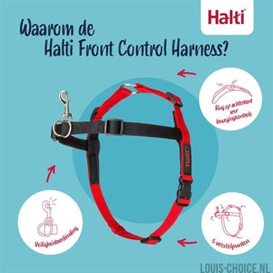 Halti Harness Front Control Zwart