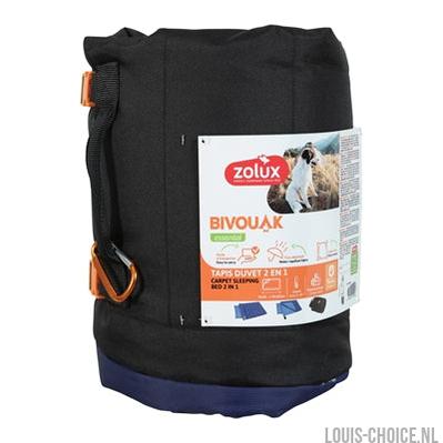 Zolux Bivouak Hondendeken / Slaapzak 2In1 Blauw