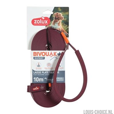 Zolux Bvk Sleeplijn Plat Siliconen Rood