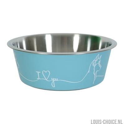 Zolux Love Voerbak Hond Blauw