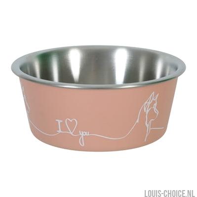 Zolux Love Voerbak Hond Roze