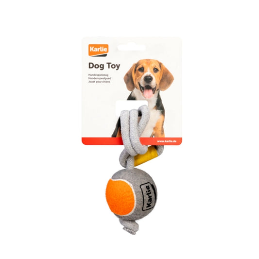 Karlie Tennisbal met Touw - 8 cm
