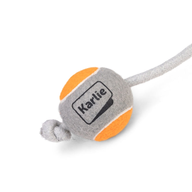 Karlie Tennisbal met Touw - 8 cm
