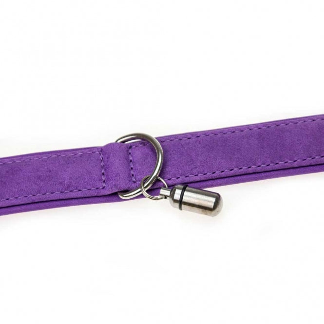 Karlie Halsband Buffalo Kalfsleer - Lila - 24 cm / 10 mm