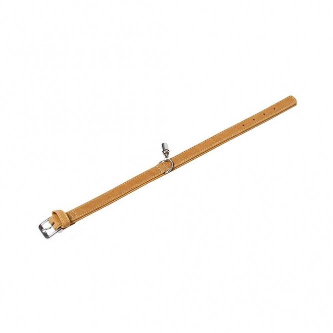 Karlie Halsband Buffalo Kalfsleer - Lichtbruin - 65 cm / 40 mm