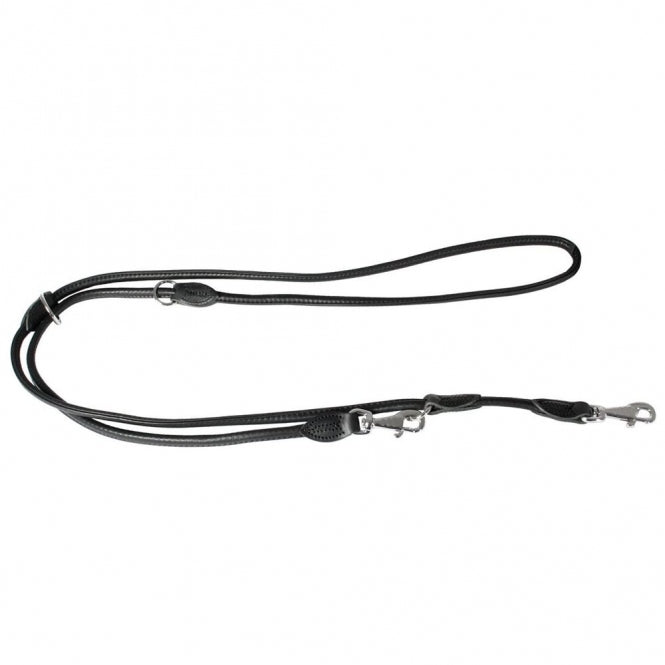Karlie Looplijn Elegance Kalfsleer - Rond - Zwart - 200cm / 6mm
