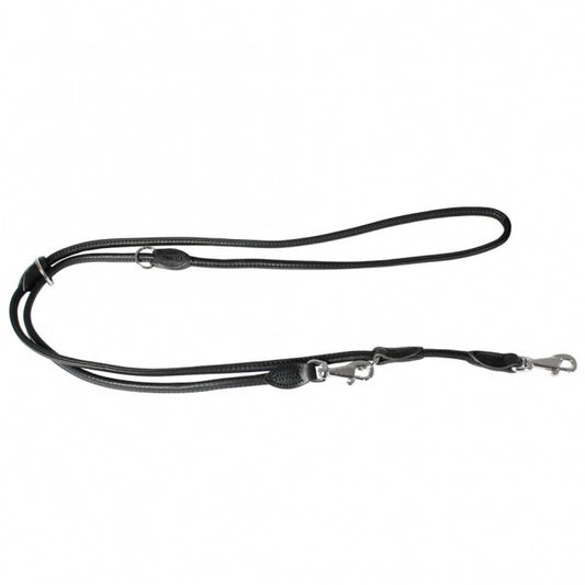 Karlie Looplijn Elegance Kalfsleer - Rond - Zwart - 200cm / 6mm
