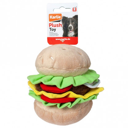 Karlie Flamingo Hondenspeelgoed Pluche Burger