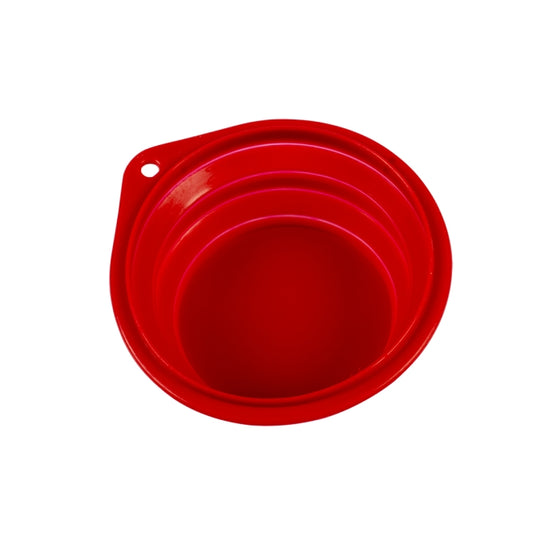 Duvo Silicone Reisbak - rood - 1000ml-18cm
