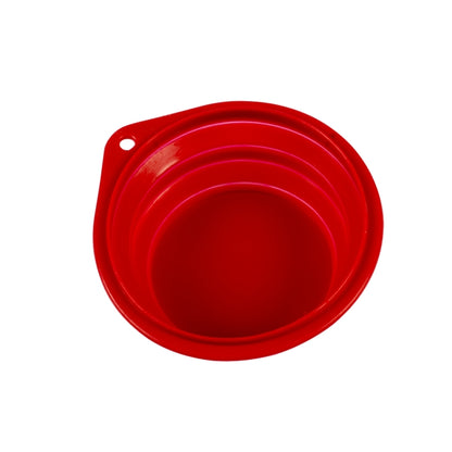 Duvo Silicone Reisbak - rood - 2000ml-22cm
