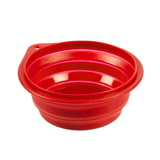 Duvo Silicone Reisbak - rood - 500ml-14cm