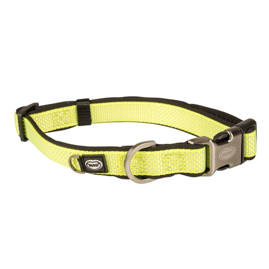 Duvoplus EXPLOR Noord Halsband - Neon geel - 30-45cm/15mm