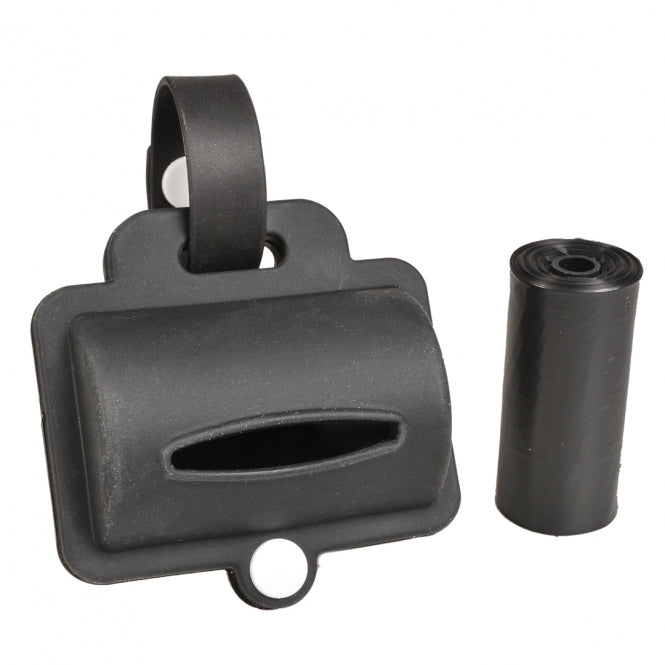Duvoplus Hondenpoepzakjes-Houder Silicone - zwart