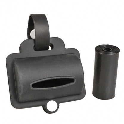 Duvoplus Hondenpoepzakjes-Houder Silicone - zwart
