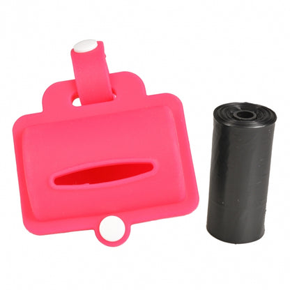 Duvoplus Hondenpoepzakjes-Houder Silicone - zwart