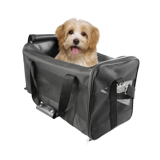 Duvoplus Reistas Nylon - Zwart - M - 50x27x29 cm - max. 7 kg