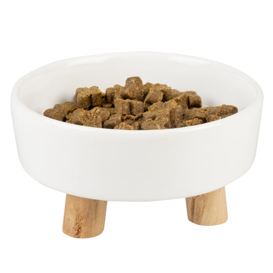 Duvoplus Keramiekbak Stone UP Timber - wit - 700ml - 15,4x15,4x9,4cm