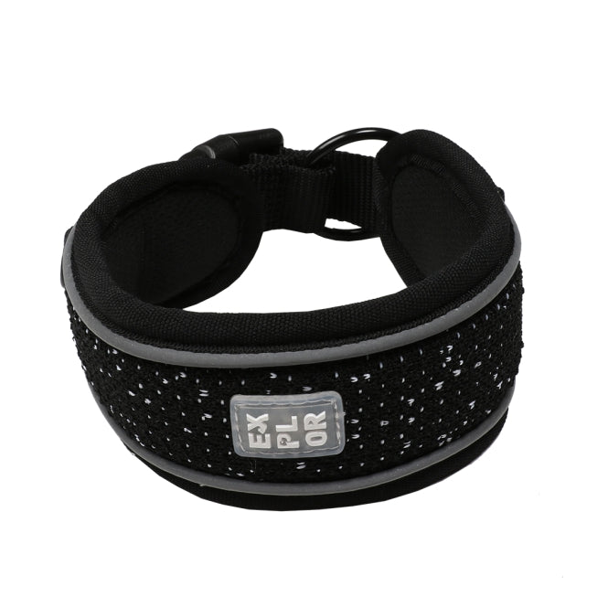 Duvoplus - EXPLOR Ultimate Fit Control Halsband Fashion - Graniet Zwart - S - 34-38cm