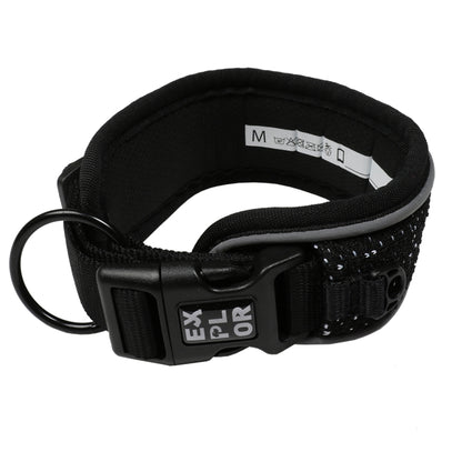 Duvoplus - EXPLOR Ultimate Fit Control Halsband Fashion - Graniet Zwart - S - 34-38cm