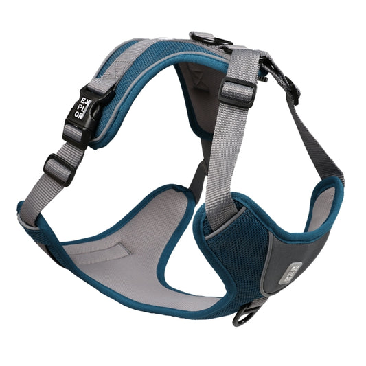 Duvoplus EXPLOR Ultimate Fit No-Pull Tuigje - petrol blue - M - 40-49cm / 49-65cm