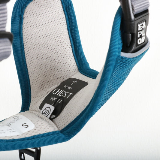 Duvoplus EXPLOR Ultimate Fit No-Pull Tuigje - petrol blue - S - 35-45cm / 40-52cm